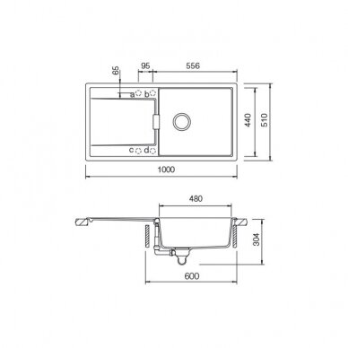 MONO D-100L Flush mount 5