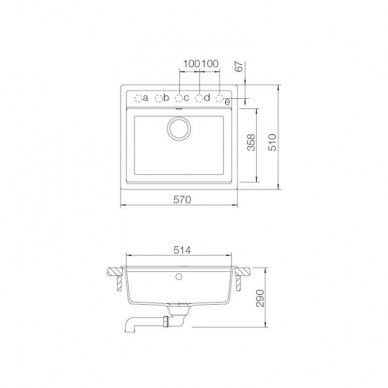 MONO N-100 tasapaigaldatavad 3