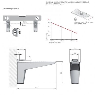 "Moon S" set of 2 brackets 1