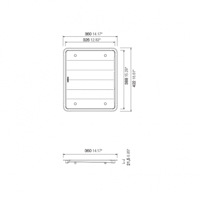 Stainless steel drainer tray 1