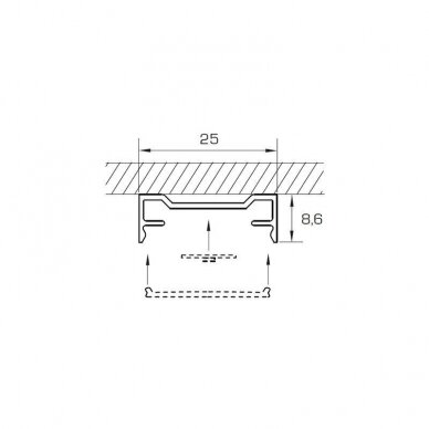 Surface mount profile NET COLLECTION 1