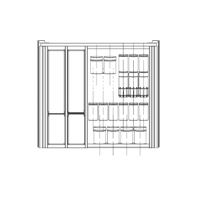 Cutlery trays "FLEX LINE" with spice inserts 4