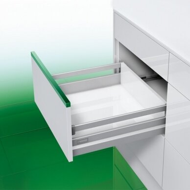 "Nova Pro Classic" drawer H-90 mm with rectangular railing