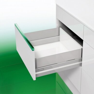 "Nova Pro Crystal Classic" drawer with height extension panel, H-186 mm