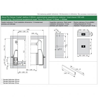 "Nova Pro Deluxe" round railing set 1