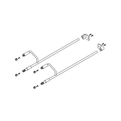 „Nova Pro" Y-shape round railing set