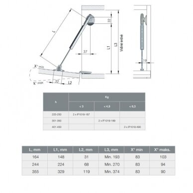 Drop down mechanism "KRABY" 1