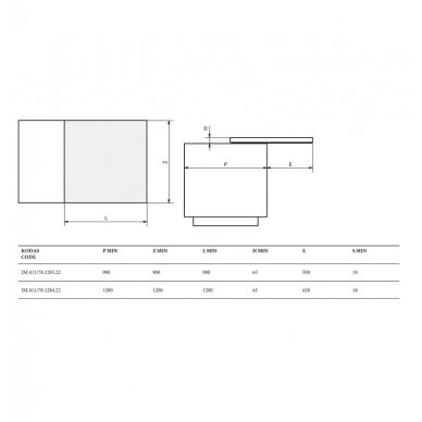 Sliding table top "SNACK TOP" 1