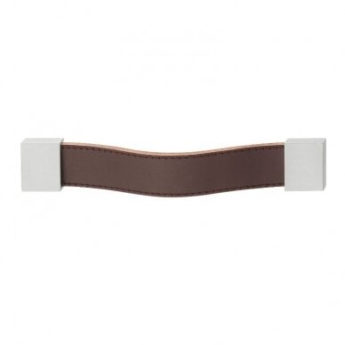 Furniture handle, leather