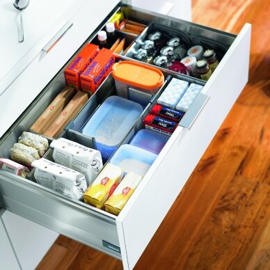 ORGA-LINE cross dividers for TANDEMBOX and TANDEMBOX PLUS drawers with Boxside 2