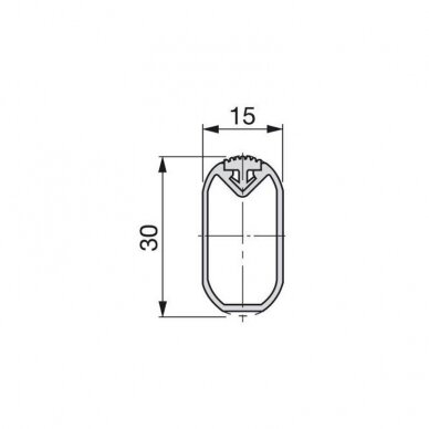 Non-slip oval tube 2