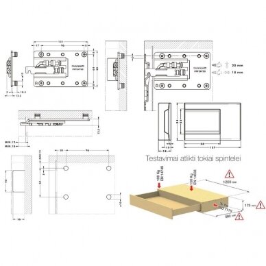 Riidepuude komplekt 807 XL aluskapi jaoks 1