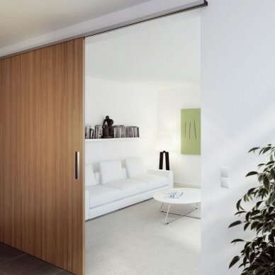 Top-running wooden doors system Hawa PORTA 100 HM / HMD 1