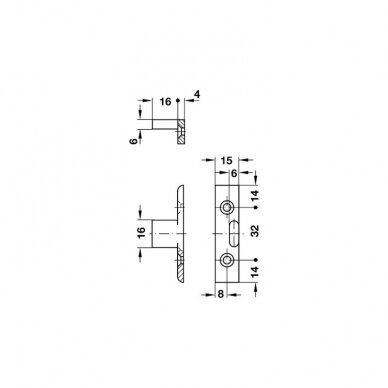 Panel component with lip of „Suspension“ fitting 1