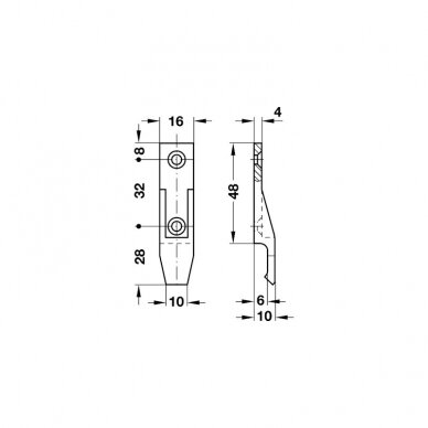 Panel component with lip of „Suspension“ fitting 1