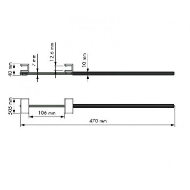 Additional trousers holder bar 2