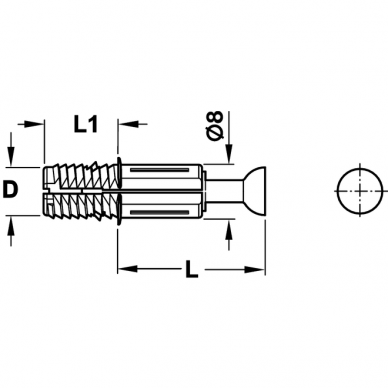 Spreading bolt 1