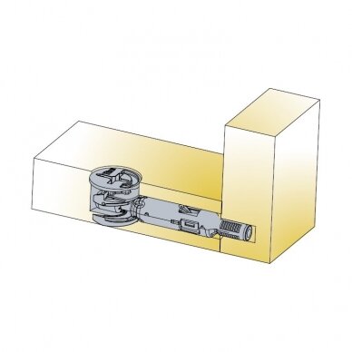 Ekstsentriline ühenduspolt TITUS Cam5000, Quickfit TL5 2