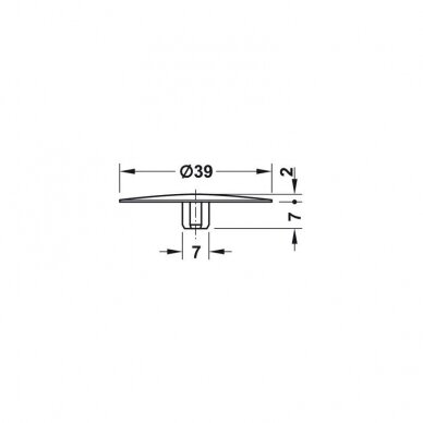 Cover cap for connector housing Maxifix 1