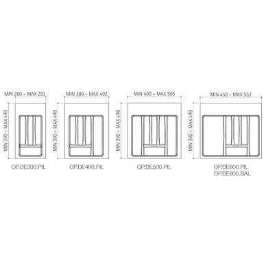 Plastmasas modulis BASIC LINE 1