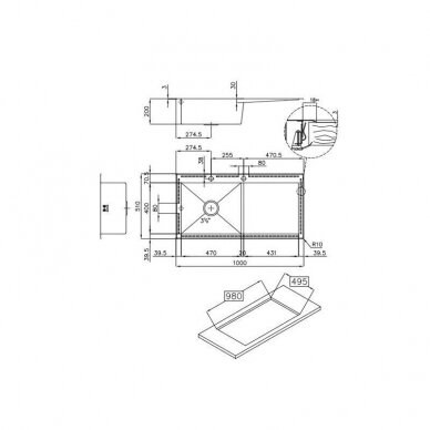 Zlew Quadro 1