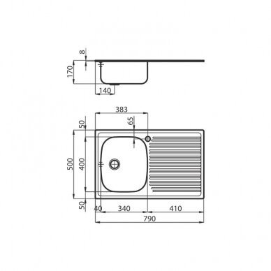 Sink S1000 1