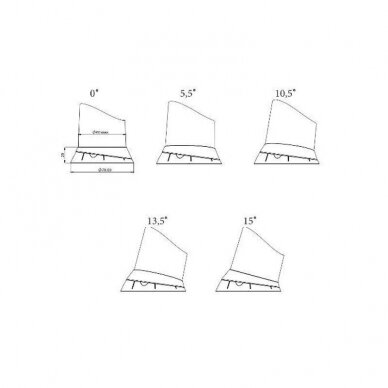 Leg connector with angle adjustment 2