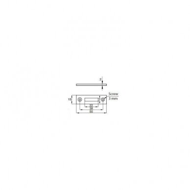 Flat striking plate 1