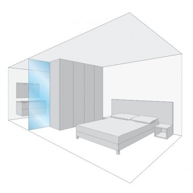 PS66 Sliding system for retractable glass doors 2