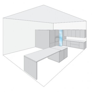 PS66 Sliding system for retractable glass doors 3