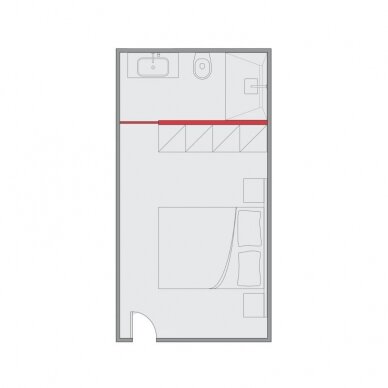 PS66 Sliding system for retractable glass doors 5