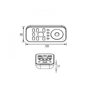 TĀLVADĪBA 4 ZONĀM LED RGB 1