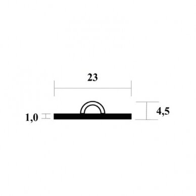 PVC edge with bamper 2