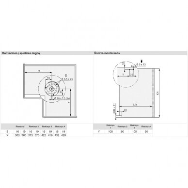 "QUATURIS 75" corner cabinet solution (with wooden shelves) 5