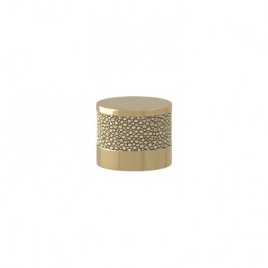 Handle Shagreen button recess amalfine