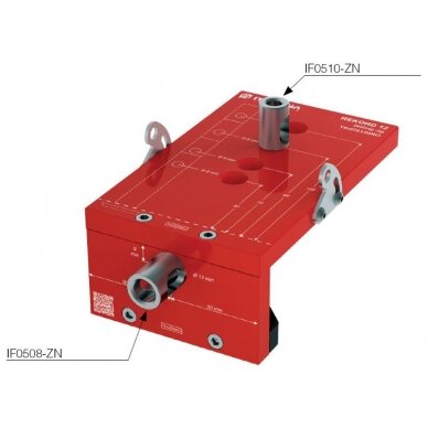 Drilling jig REKORD 12 for panel thickness 12