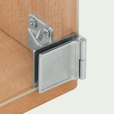 Glass door hinge