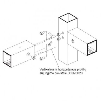 Aluminum profiles for stacks 6