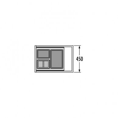 Separato K, 450 mm stalčiui 3