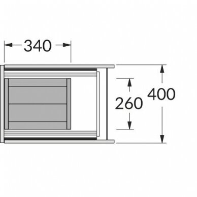 Built-in recycling bin for recyclable waste 6