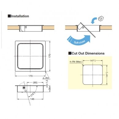 MULTI-PURPOSE LID (W/DAMPER) 2