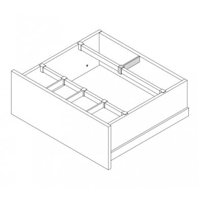 Skersinis atskyriklis „NOVA PRO SCALA“ stalčiams, 100 mm 1