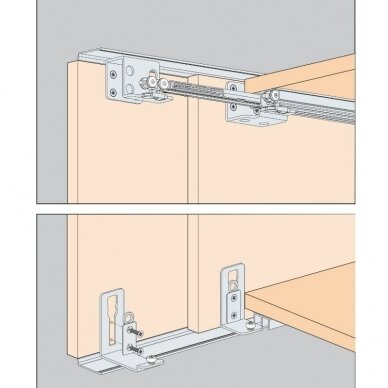 System drzwi przesuwnych "Eku Clipo 16 H FS" dla 2-3 drzwi 1