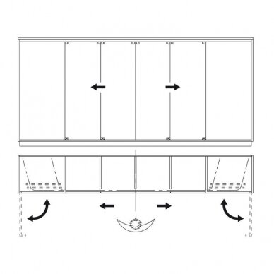 Sliding doors system "Hawa Aperto 40/F" 4