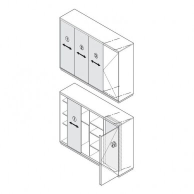 Sliding doors system "Hawa Aperto 40/F" 5