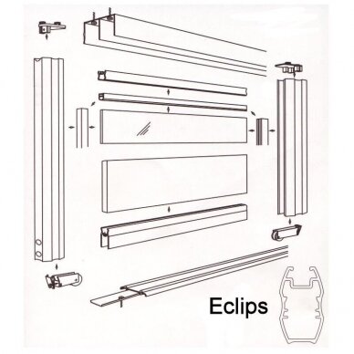 Sliding door system "Prestige" and "Eclips" 1