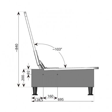 Sofa bed mechanism set (2 pcs.) 4