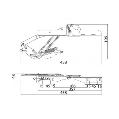 Sofa bed mechanism set (2 pcs.) 5