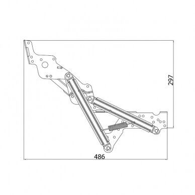 Sofa bed mechanism set (2 pcs.) 5