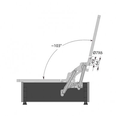 Sofa bed mechanism set (2 pcs.) 6